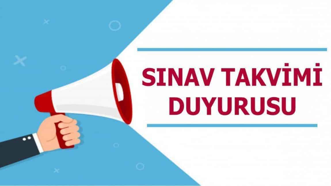 Türk Telekom M.T.A.Lisesi 2. Dönem 1. Ortak sınav tarihlerı